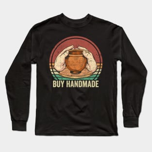 Buy Handmade Pottery Lover Long Sleeve T-Shirt